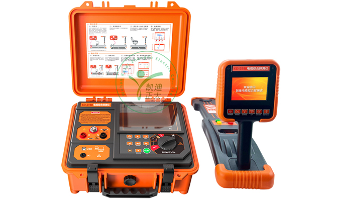 天津某電力考察凱迪正大電纜綜合測試儀